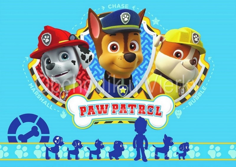 Jedlý obrázok Paw Patrol č. 8134,10